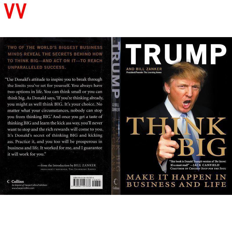 หนังสือกระดาษประสิทธิภาพสูง DonaldJ.Trump/ Think BIG