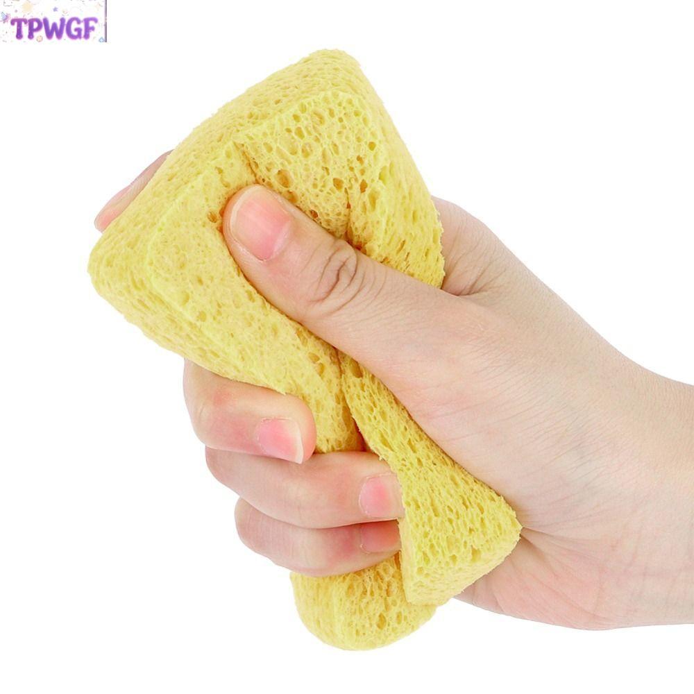 TPWGF 6 ชิ้นฟองน้ําทําความสะอาดจาน,Non-Scratch Kitchen Sponge Scrubber, Soft Soft Sponge Cloth ร้านอ