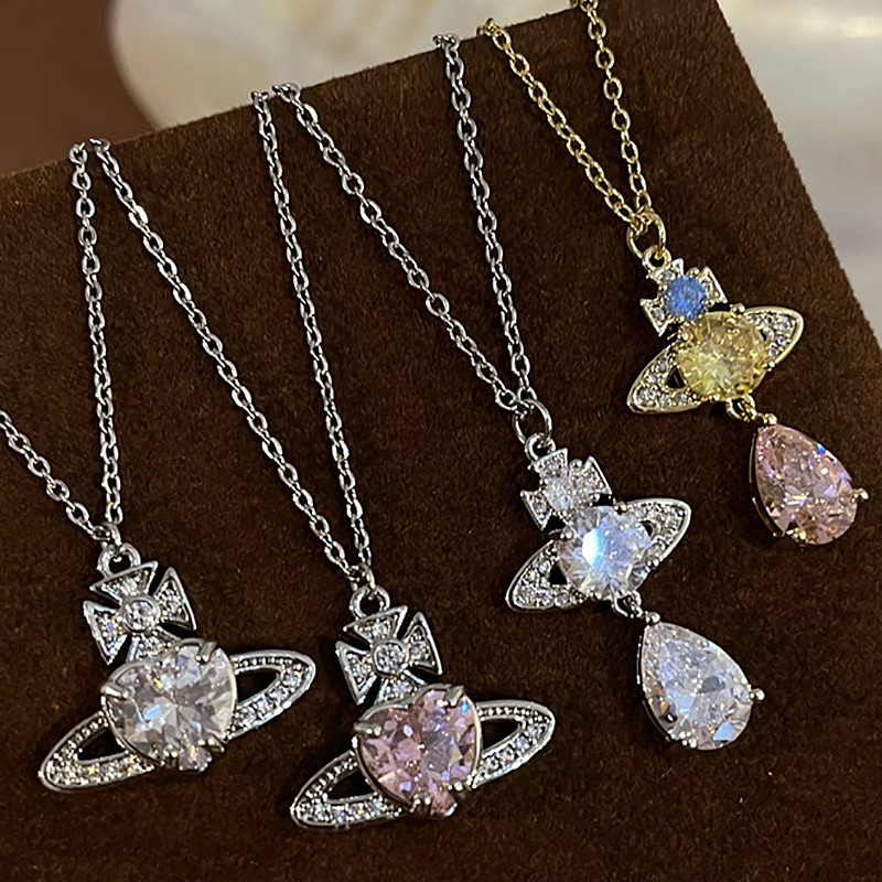 Xiyao เครื่องประดับแฟชั่นสไตล์ใหม่ Influencer Star สไตล์เดียวกันยุโรปอเมริกัน Micro-Inlaid Zirconium