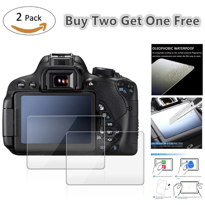 1-3PCSกระจกนิรภัยสําหรับLeica Q Q Typ 116 Q2 Q2 Q3 Q3 43 QP SL Typ 601 SL2 SL2‐S SL3 Monochromป้องกั