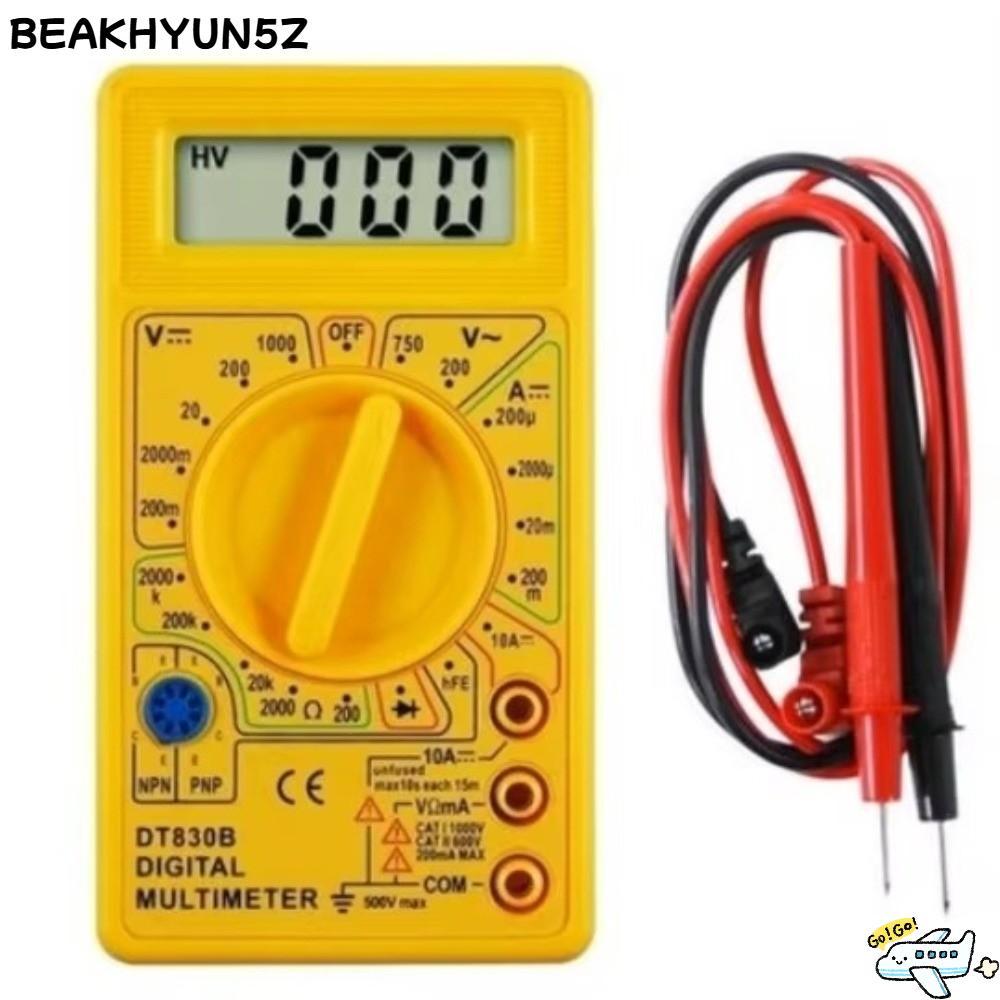 BEAKYUN5Z เครื่องทดสอบไฟฟ้า, มัลติมิเตอร์แบบดิจิตอลความต้านทานโอห์มมัลติฟังก์ชั่น,การวัดแอมป์มิเตอร์