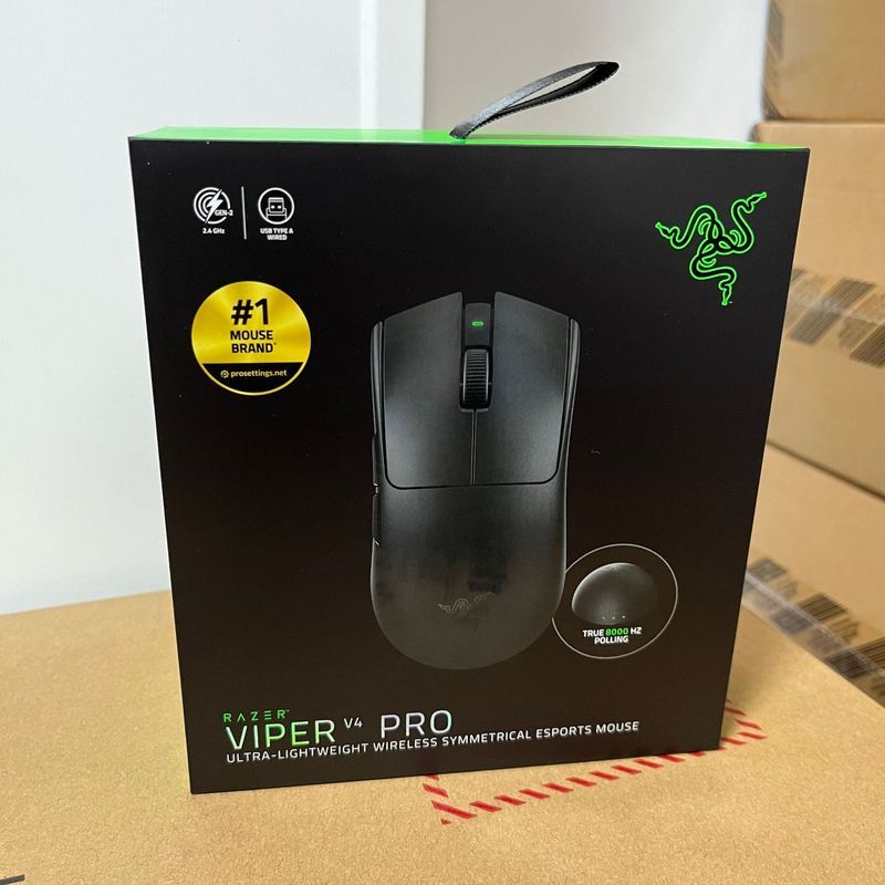 สินค้าใหม่ พร้อมส่ง VIPER V4 Pro Version VIPER V4Pro Gaming Game เมาส์น้ําหนักเบา 8K Internet Cafe I