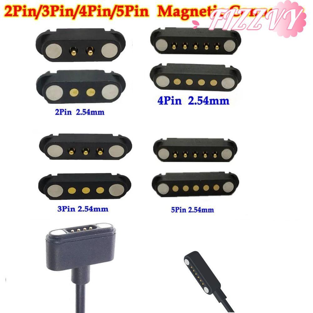 FIZZVY DC Magnetic Pogo Pin Connector, 2Pin 3Pin 4Pin 5Pin High Current Pogopin Magnetic Connector, 