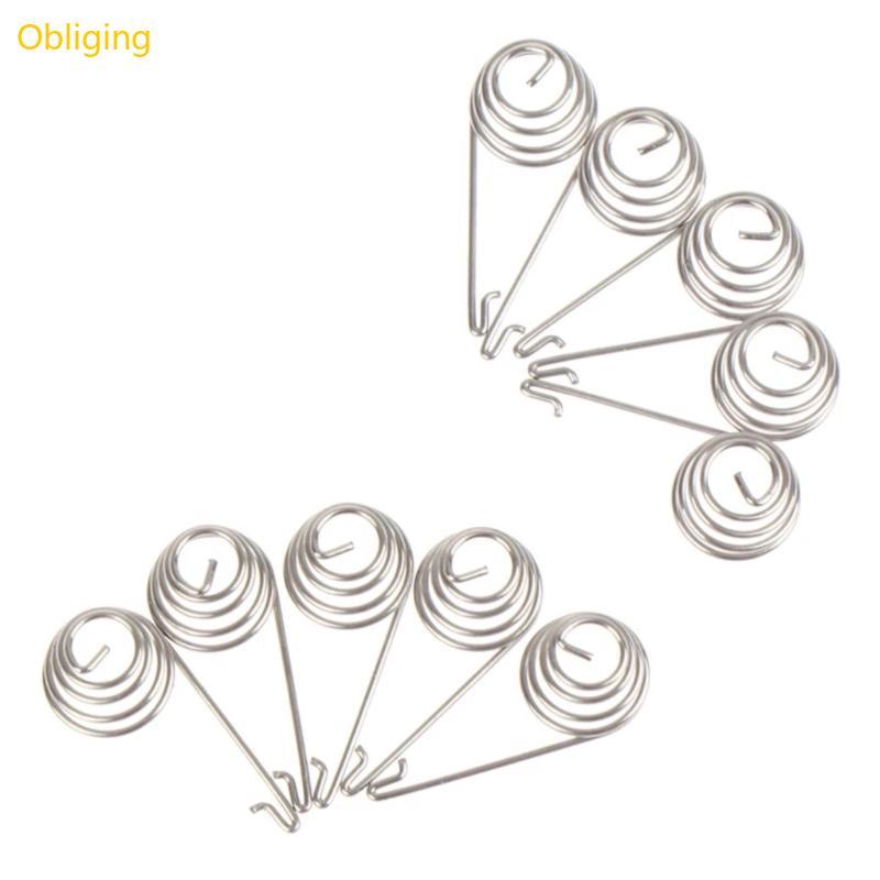 Obliging Controller ซ่อมชุดสปริงตะขอโลหะสปริงปลาย 10 นับสําหรับบริการปุ่มภายในการบํารุงรักษากิจวัตร