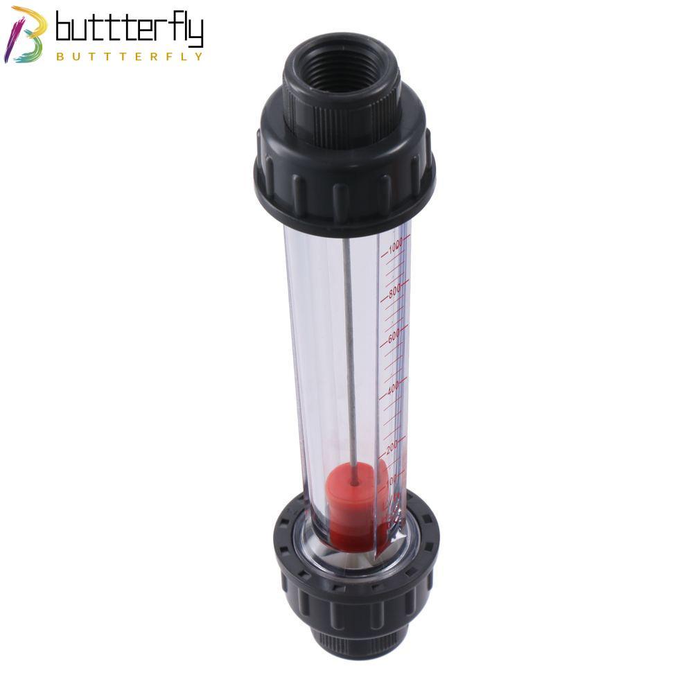 BUTTTERFLY Peak Flow Meter, LZS-15D หลอดพลาสติก Rotameters, สะดวก 100-1000L/H Flowmeter