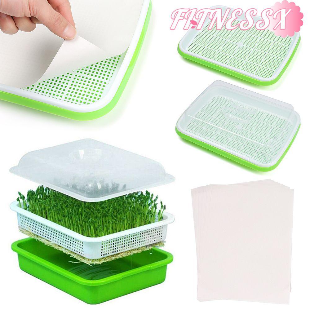 FITNESSX Grow Nursery Pots Outdoor Indoor Hydroponic Tray Nursery Paper Plant Box