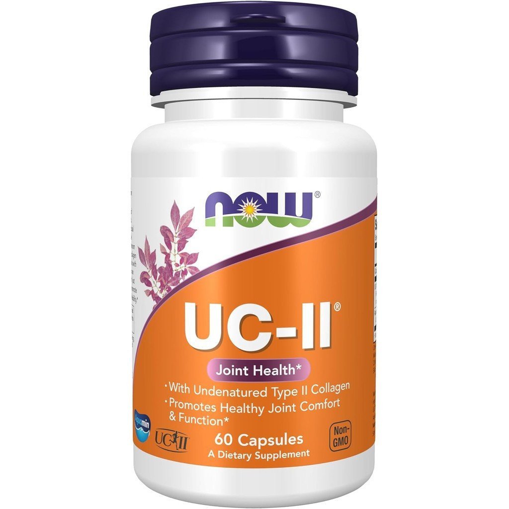 ผลิตภัณฑ์เสริมอาหาร NOW Foods คอลลาเจน Type II UC-II มีคอลลาเจน Unchanged Type II, แคปซูลผัก 60 แคปซ