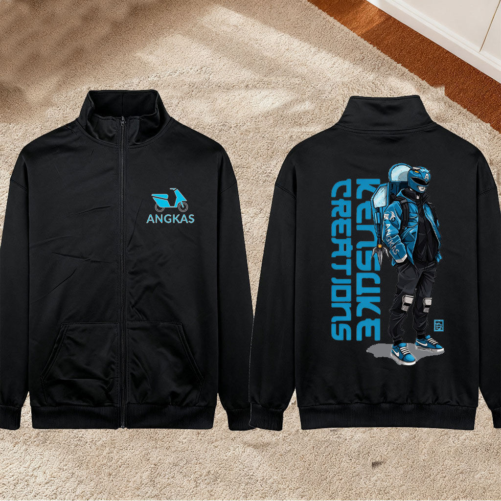 🔥 GRAB #FOODPANDA #LALAMOVE #LINEMAN Team Hoodie Jacket | Zip-Up |  เสื้อฮู้ดพิมพ์ลายกราฟิกสำหรับบริ