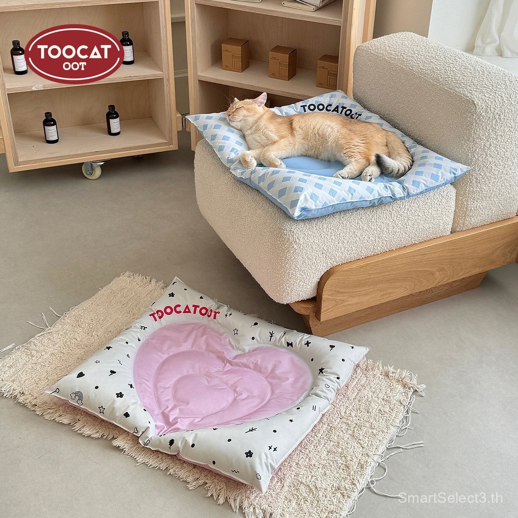 TOOCAT สัตว์เลี้ยงแผ่นน้ําแข็ง Cooling Cat Pad Cooling Pad Cooling Pad Ice Nest Kennel Sleeping Pad 
