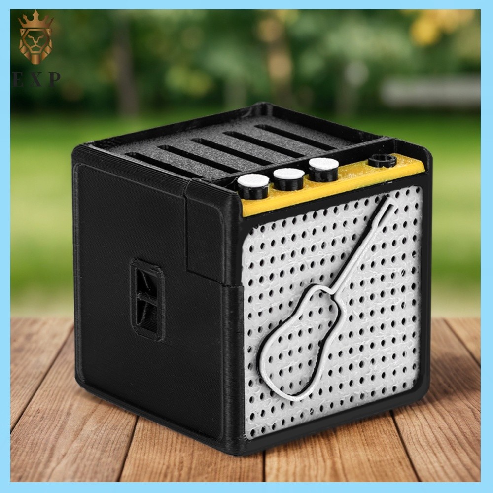 [explosion1.th] Amp Speaker Guitar Pick Holder Box Organizer 3D Print Guitar Pick Display Holder Ret