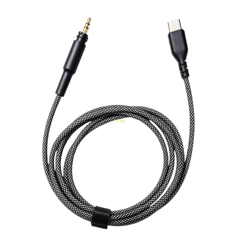 Btsg USB C ถึง 2 5 มม.ชุดหูฟังสําหรับ SRH440A SRH840A เดสก์ท็อปฟังการเดินทางทุกวัน