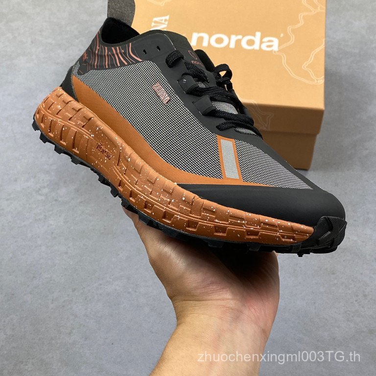 36-45 ขนาด norda 001 Low-Top Cross Country รองเท้าวิ่งผู้ชายผู้หญิง 9.1 miyizhou HJ7P