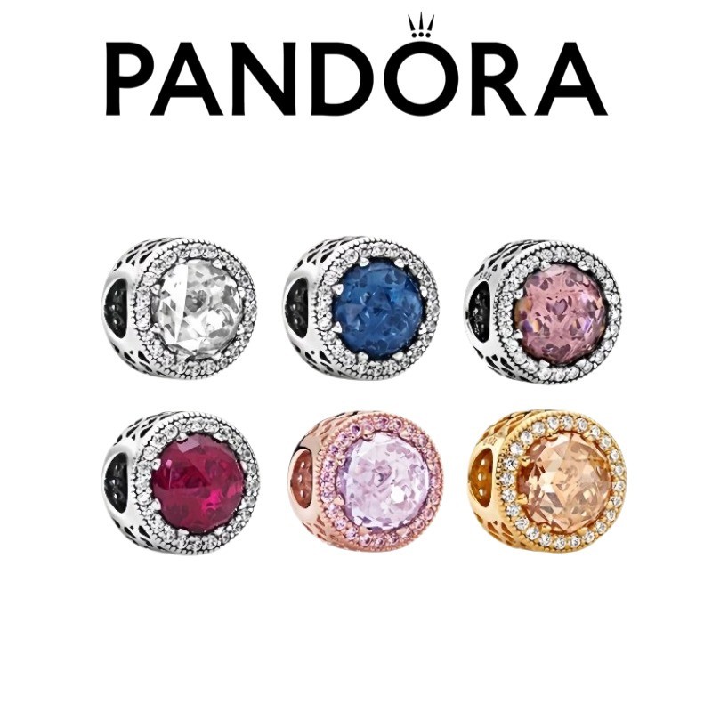 Pandora เงิน925 ลูกปัด เสน่ห์ จี้ สร้อยคอ ใส่กับสร้อยข้อมือหรือสร้อยคอได้