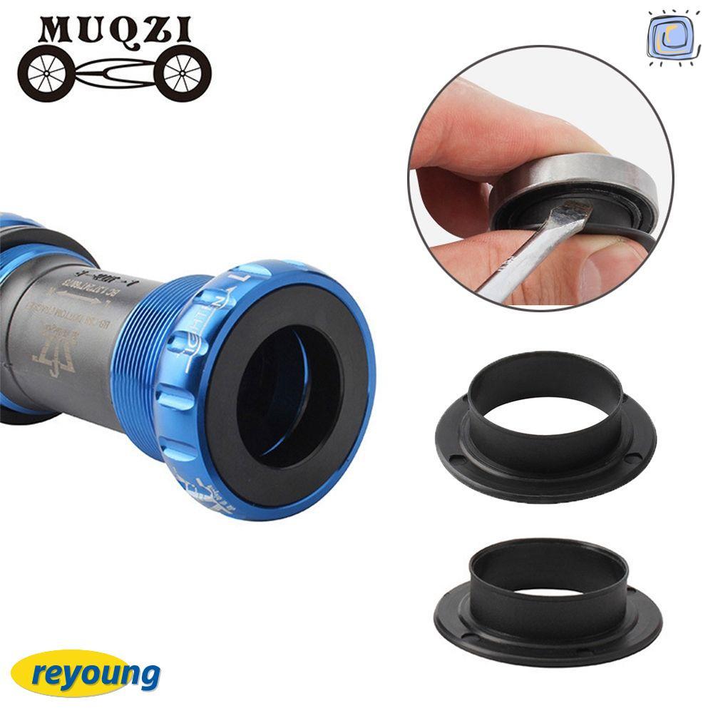 REYOUNG 1/2 ชิ้น Bottom Bracket Cover 24 มม. BB Thread Push-in ID Bearing Protection