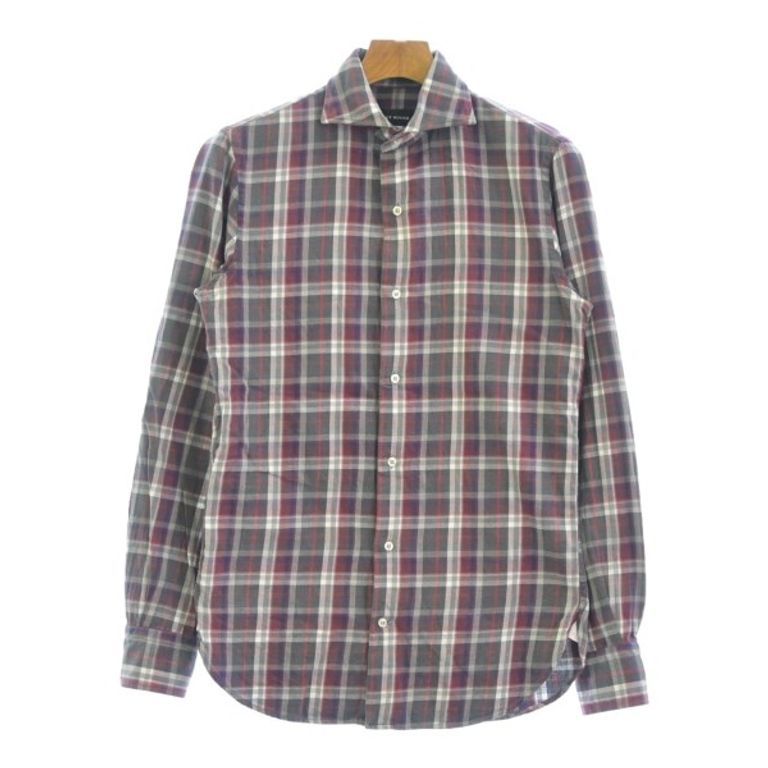 GUY ROVER Shirt gray White red Direct from Japan Secondhand