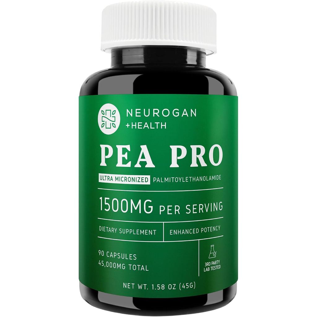Neurgan Palmitoylethanamide Pea อาหารเสริม 1500mg - 90 Ct(บรรจุภัณฑ์อาจวารี)
