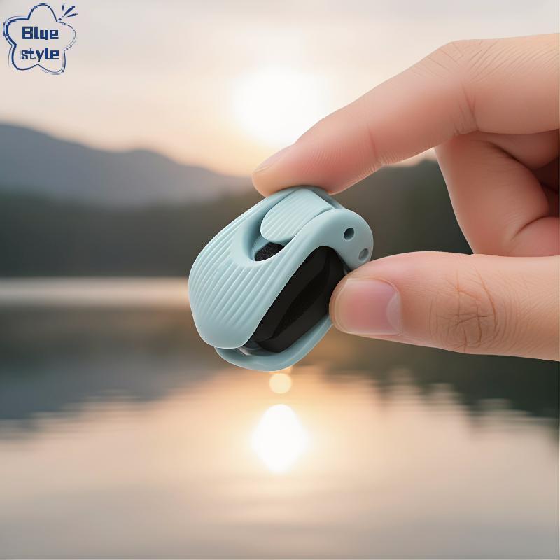 Bluestyle แบบพกพา 1pcs Fishing Pole คลิปผู้ถือฟองน้ํา Pad NonSlip AntiScratch สําหรับ Camping Lake ต