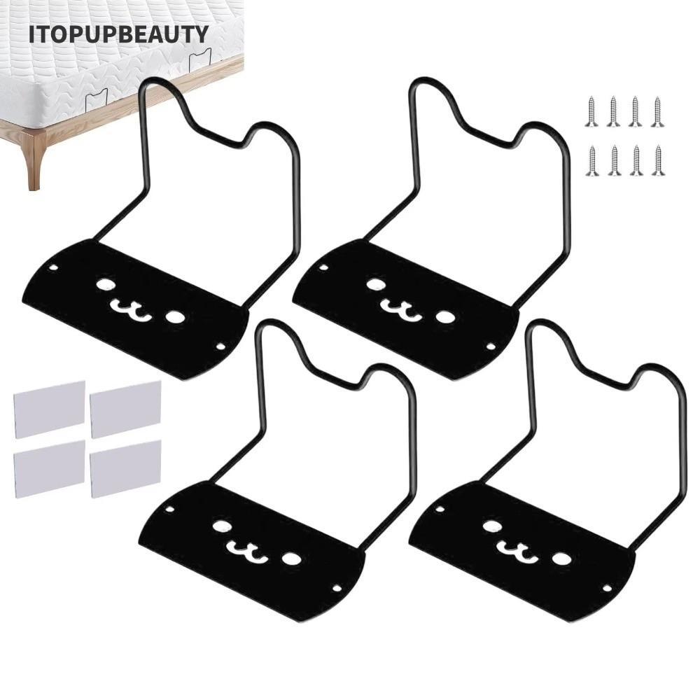 ITOPUPBEAUTY Anti Slip Mattress Gripper, No Punching Metal Mattress Holder, Stabilizer Gripper Bed F