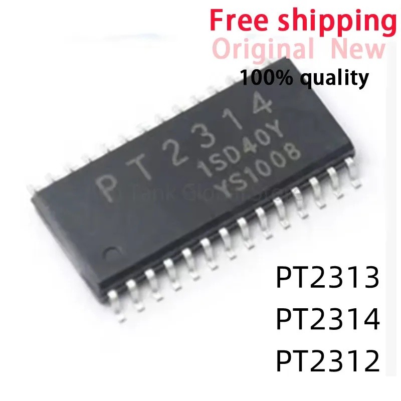 10/PCS ใหม่ Original PT2314 PT2314E PT2314L PT2313 PT2312 SOP28 ชิปในสต็อกชิปic ในสต็อก XOZS