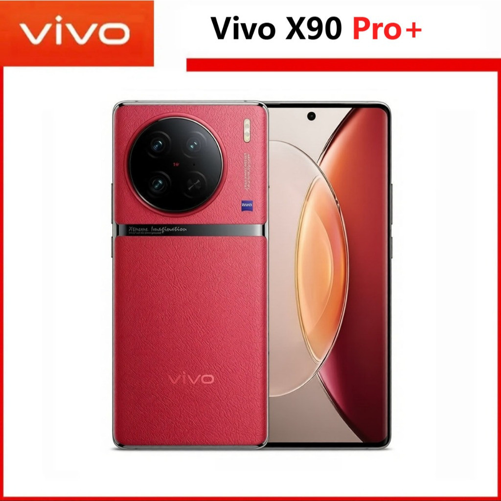 โทรศัพท์มือถือ Vivo X90 Pro + Plus 5G Snapdragon 8 Gen 2 4nm Ocat Core ทุกสีสภาพดีโทรศัพท์มือสองรุ่น