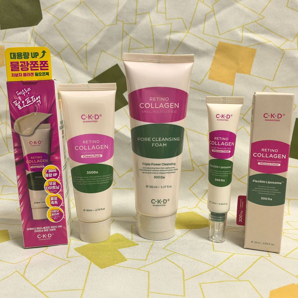 พิเศษสําหรับ CKD Retina Collagen Facial Cleanser 150ml CKD Peel-off Mask CKD Neck Cream8998260905