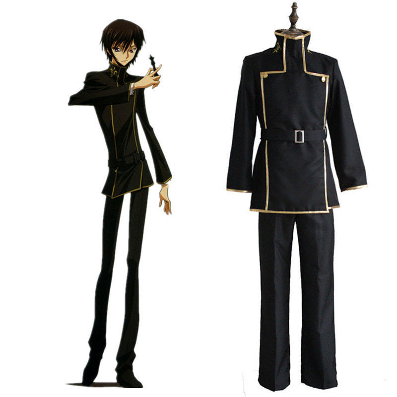 Rebellion Lelouch Lamperouge cos เครื่องแต่งกายการ์ตูนนิทรรศการฮาโลวีนแสดงคอสเพลย์เครื่องแต่งกาย COD
