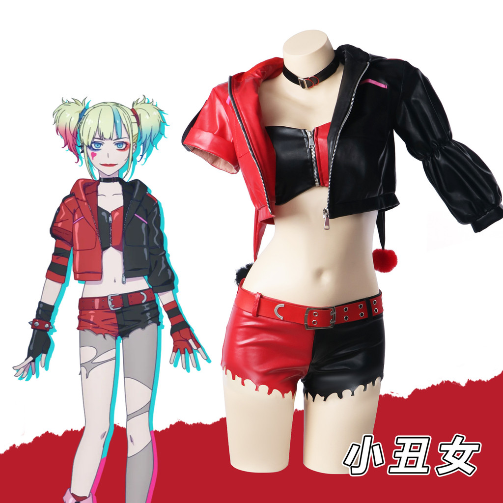 สองมิติสไตล์ใหม่ Different World Suicide Squad Harley Quinn คอสเพลย์เครื่องแต่งกาย Suicide Squad ISE