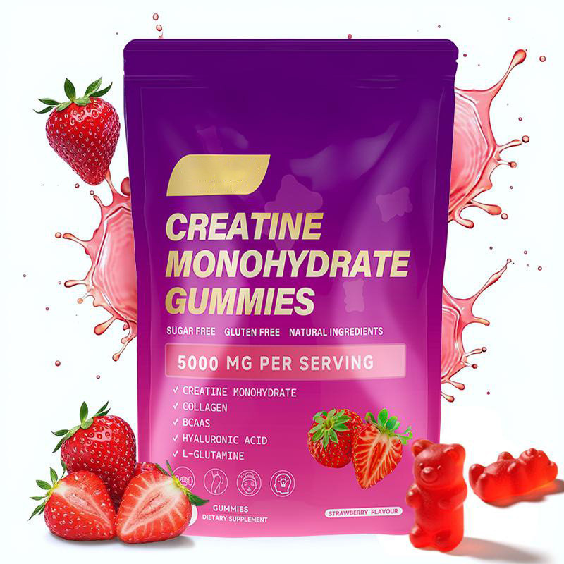 Air Shipping จัดส่งในวันเดียวกัน 60 แคปซูล MONOHYDRATE CREATINE Gummies CREATINE MONOHYDRATE