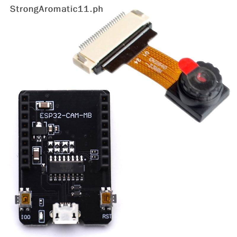 StrongAromatic OV2640 กล้อง 2MP โมดูล ESP32-CAM-MB ดาวน์โหลดด้านล่างสําหรับ ESP32-CAM บอร์ดพัฒนา PH