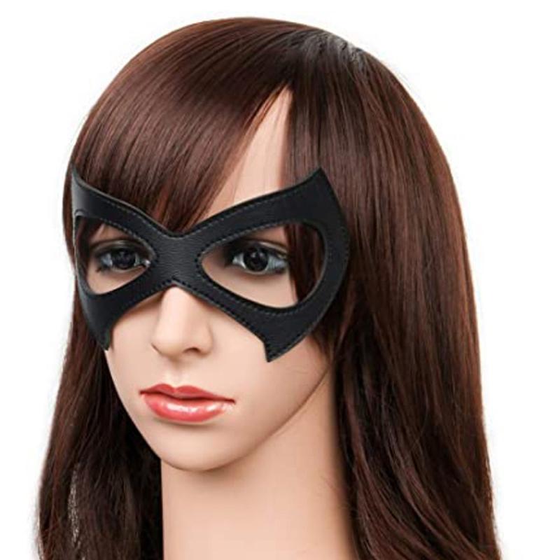 [FFV] หน้ากากคอสเพลย์เครื่องแต่งกาย Bla หนัง Eye Mask คอสเพลย์เซ็กซี่ Eye Mask แว่นตาสําหรับอุปกรณ์ป