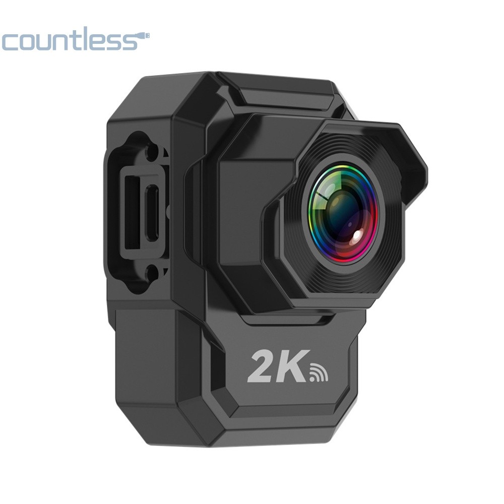 2K Dashcam น้ําหนักเบาสําหรับรถยนต์ IP65 Weatherproof พร้อมการบันทึกแบบ Loop