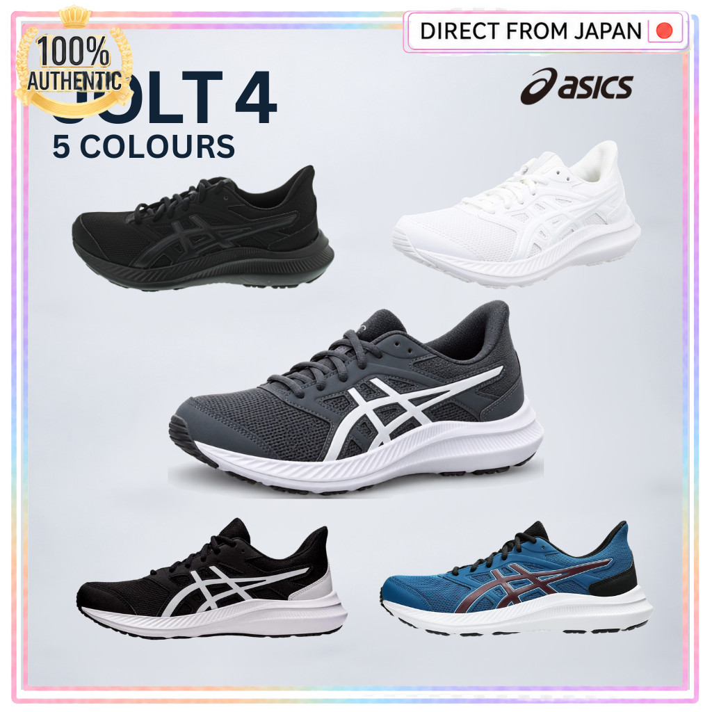 ASICS JOLT 4 Men's Road Running Shoes Japan 2E/4E Standard Extra Wide 5 Colours