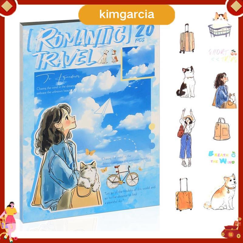 kimgarcia Women Journal Sticker Book, PET People Stickers for Scrapbooking, Junk Journal Supplies Ro