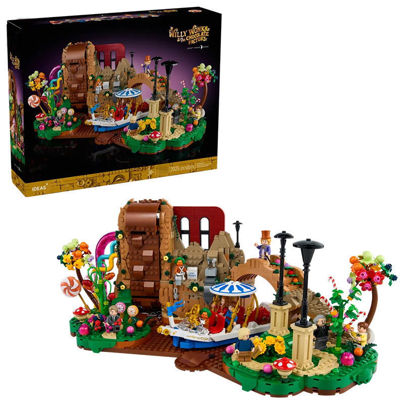21360 Charlie Willie Wanka และ Chocolate Factory ประกอบของเล่นบล็อกตัวต่อ