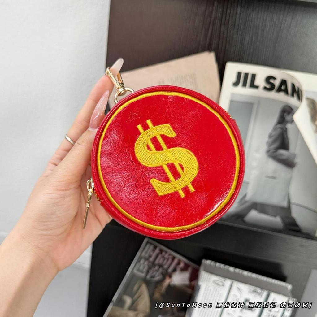 2026 สไตล์ใหม่สร้างสรรค์ US Dollar Dollar Lucky Money Money More กระเป๋าใส่เหรียญนักเรียนคู่กระเป๋าน