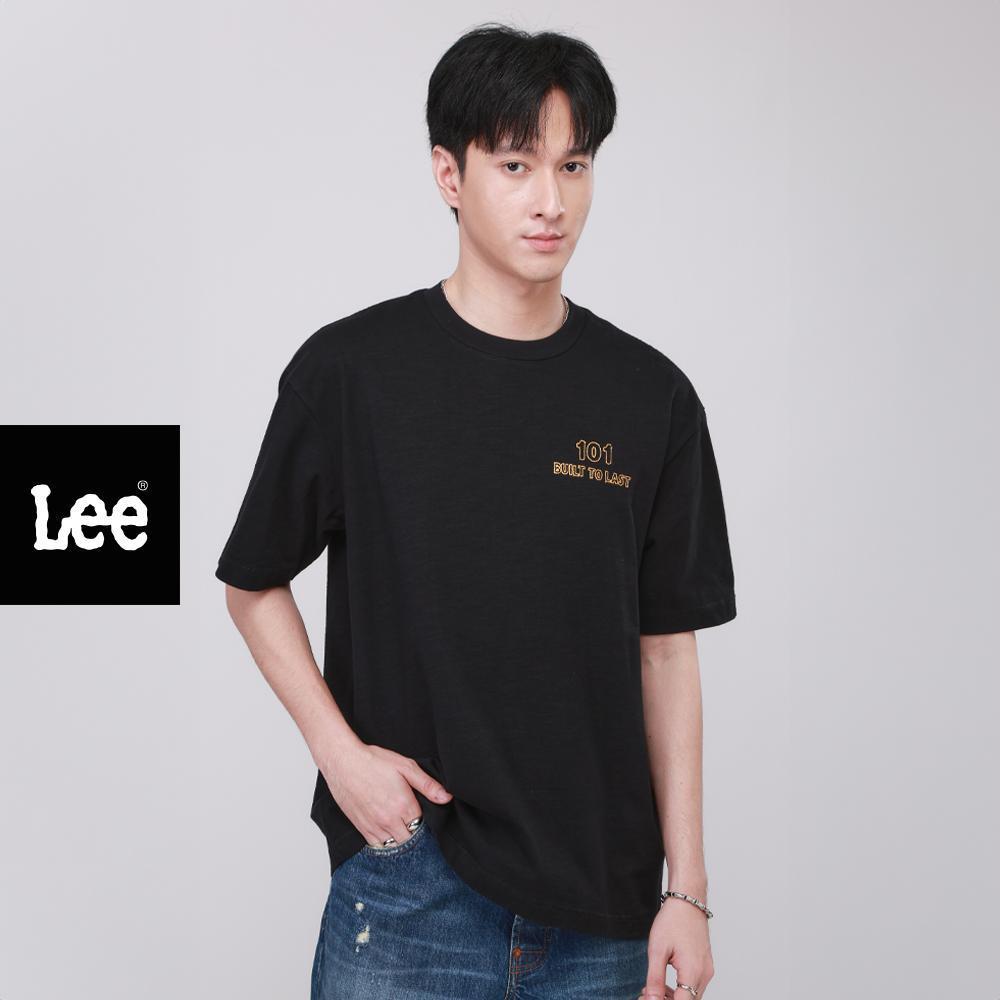 LEE เสื้อยืดแขนสั้นผู้ชาย คอลเลคชั่น 101 รุ่น LE F226MTSSN13 สีดำ