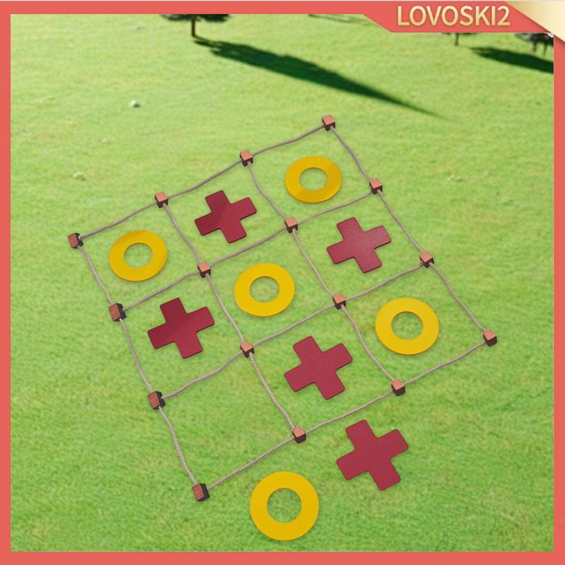 [Lovoski2] Tic TAC Toe Game ซื้อมาและข้าม XO Chess Board Game Funny Parent Child Interactive Game XO