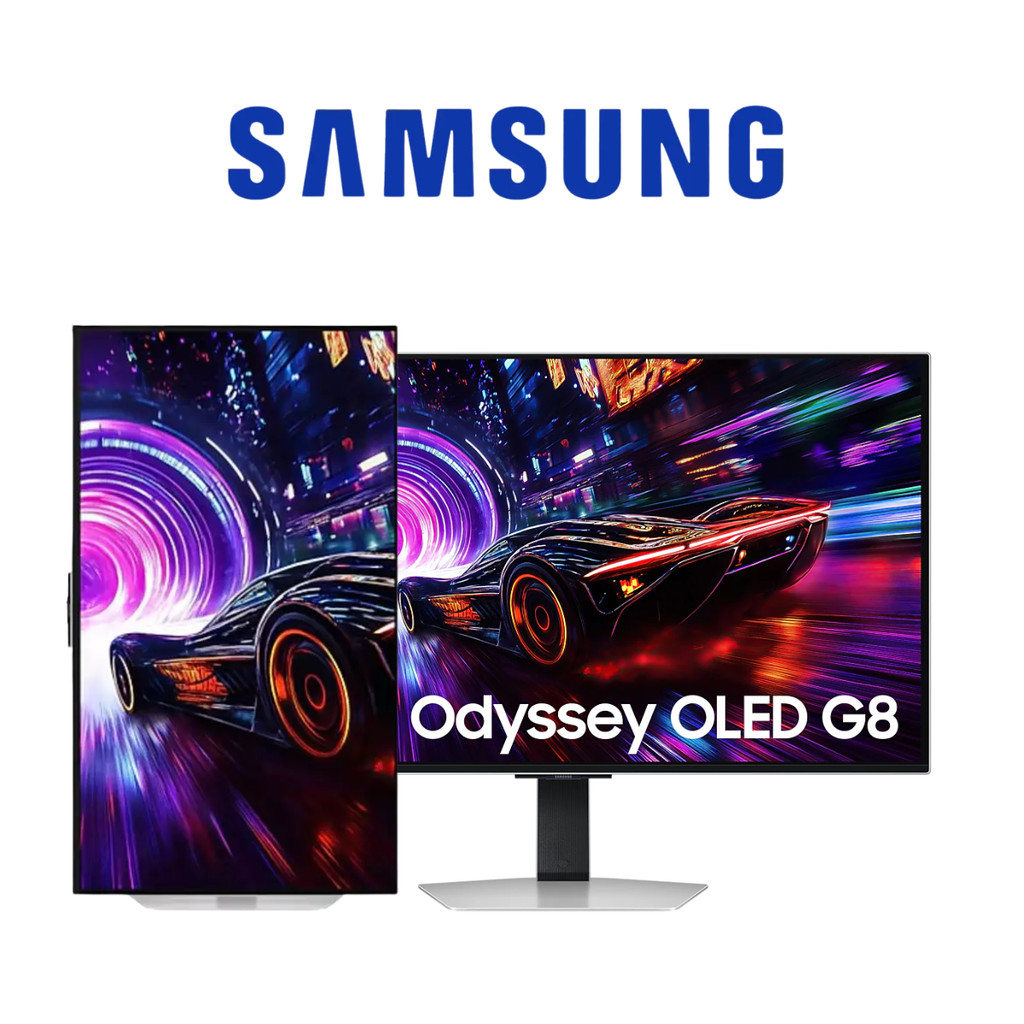 SAMSUNG Gaming Monitor (จอมอนิเตอร์เกมมิ่ง) Odyssey G8 G81SF 32" OLED 4K 240Hz LS32FG812SEXXT ประกัน