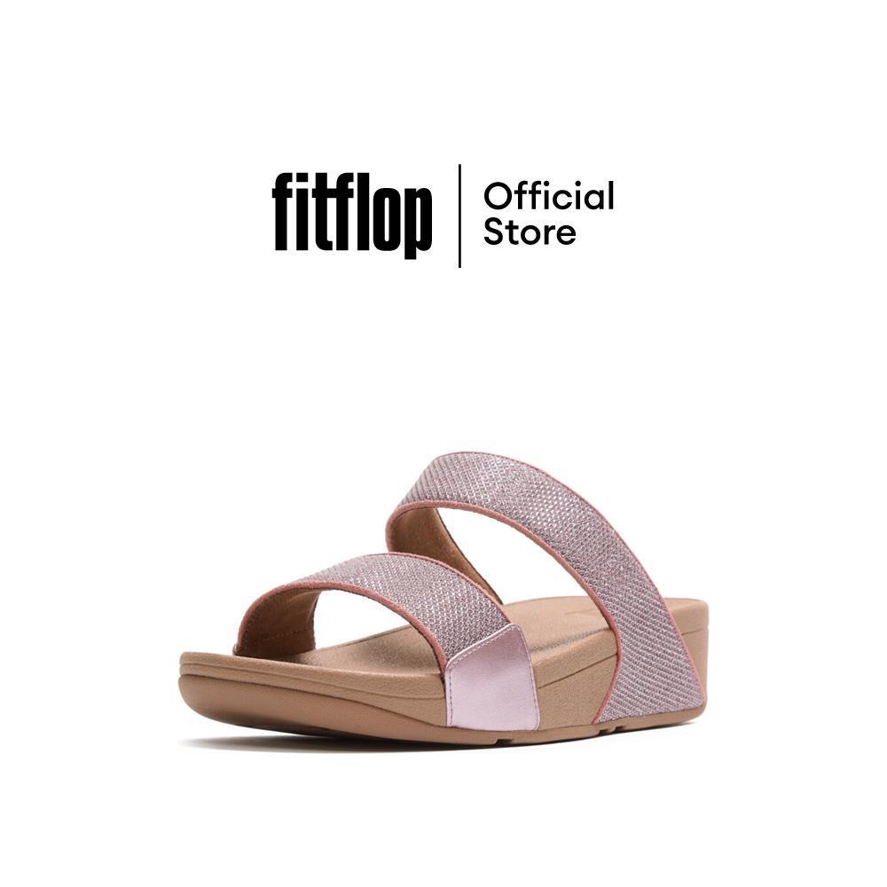 FITFLOP LULU SHIMMERGLITZ SLIDES รองเท้าแตะผู้หญิง รุ่น A4Y-D54 สี PINK