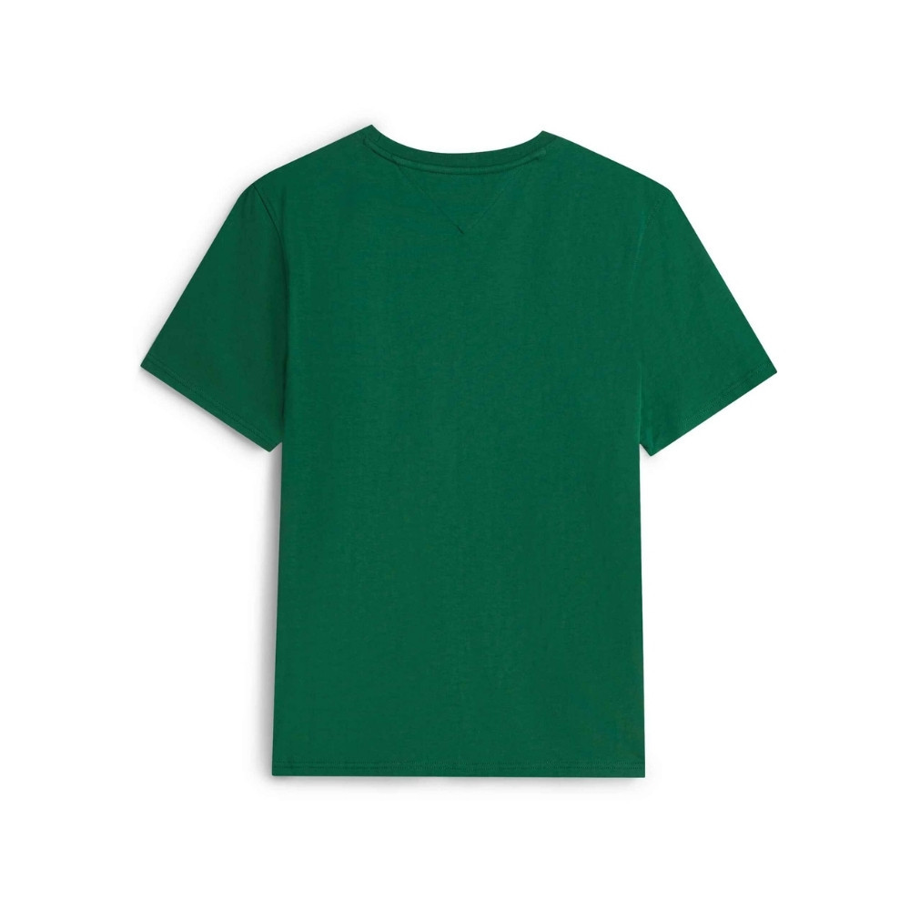 Tommy Hilfiger เสื้อยืด ผู้ชาย รุ่น MW0MW41471 L4M - สีเขียว ทรง Regular — صورة 3