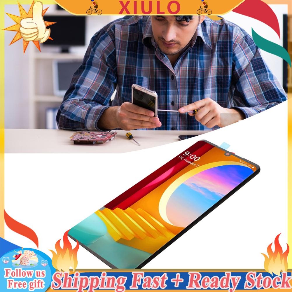 Xiulo การเปลี่ยนหน้าจอ LCD XIULO-TH สำหรับ VELVET 5G G9 ThinQ G900 G900N G900EM G900TM G900UM ชุดประ