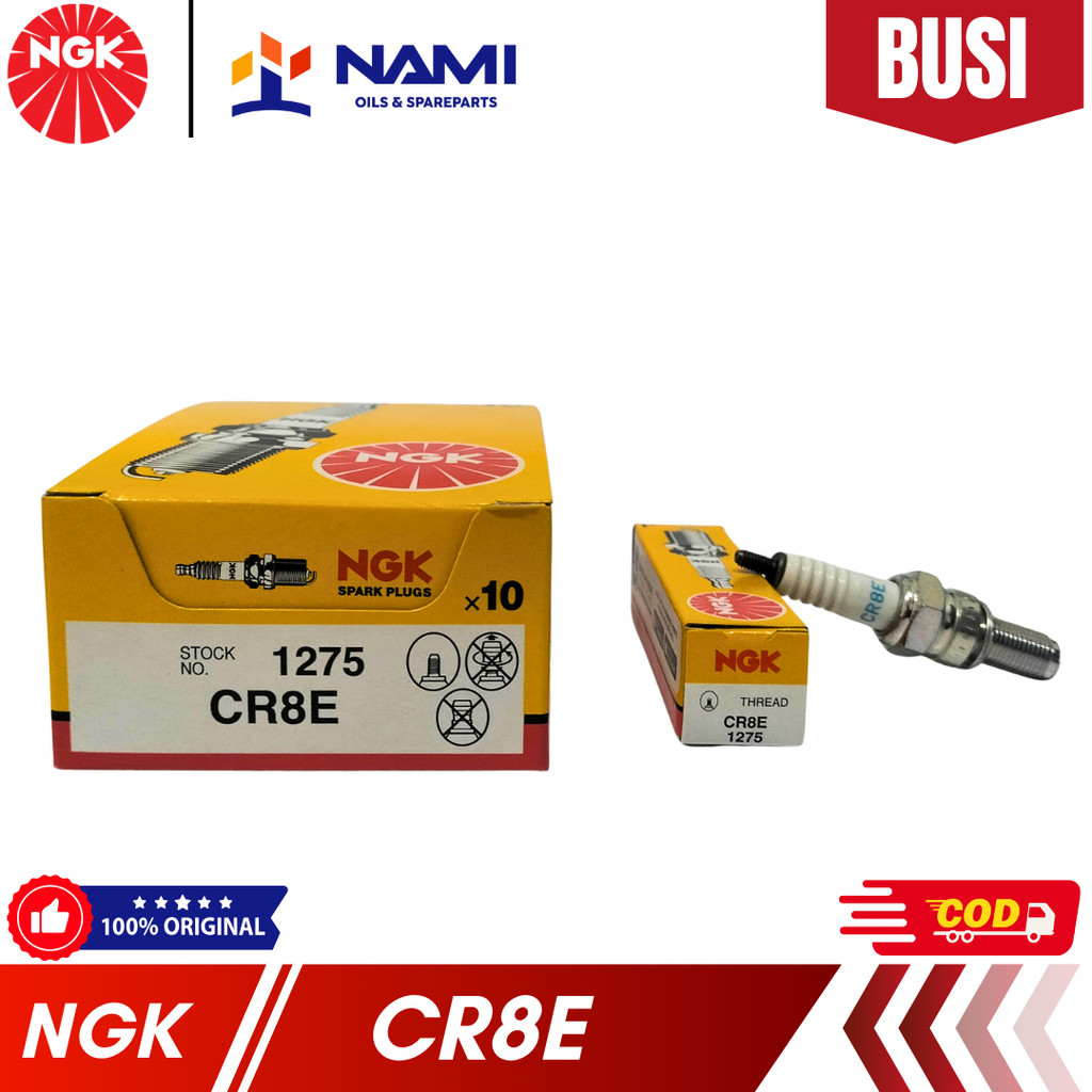 WHOLESALE *NGK CR8E / CR 8 E* หัวเทียนมอเตอร์ไซค์ - ของแท้