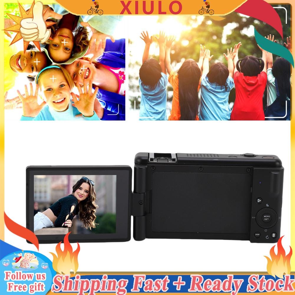 Xiulo XIULO-TH WISOQU 80MP 5K Digital Camera Compact Vlogging พร้อม 18X Zoom 2.8 นิ้วหน้าจอ Flip Fla
