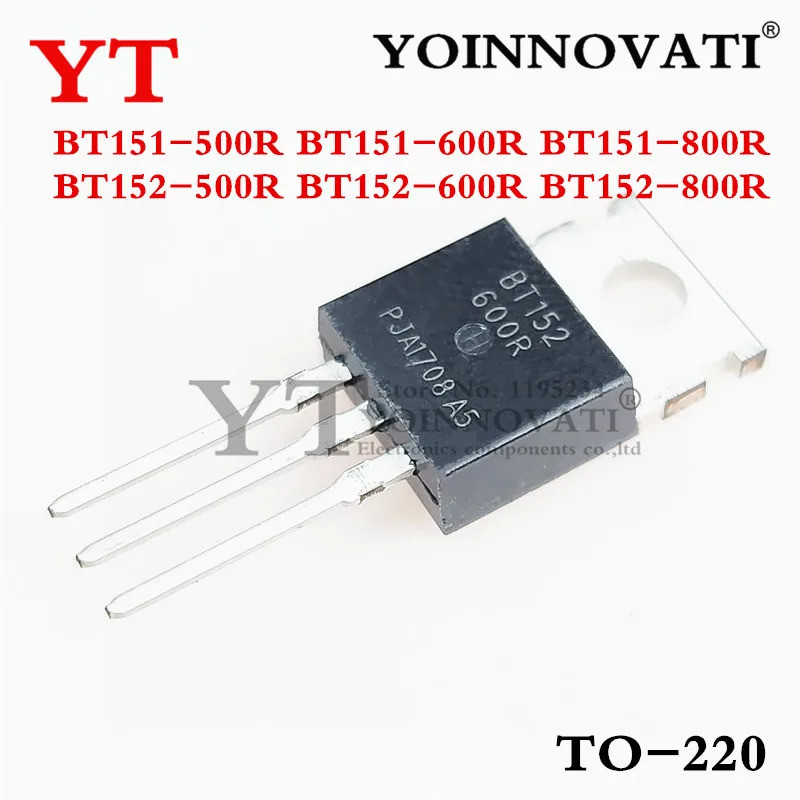 5PCS BT151-500R BT151-600R BT151-800R BT152-500R BT152-600R BT152-800R BT151 BT152 TO-220 Field Effe