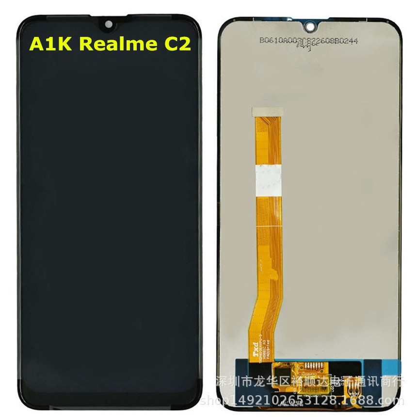 เหมาะสําหรับชุดหน้าจอ A1K จอแสดงผล a1k Realme C2 โทรศัพท์มือถือ LCD หน้าจอภายนอกภายใน LCD