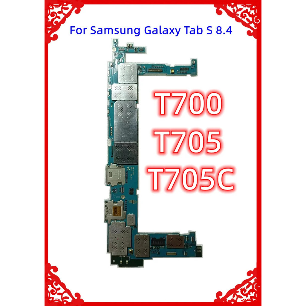100% สําหรับ Galaxy Tab S 8.4 SM-T700 T705 T705C 3G RAM ปลดล็อกเมนบอร์ดชิป Logic Board รุ่น EU