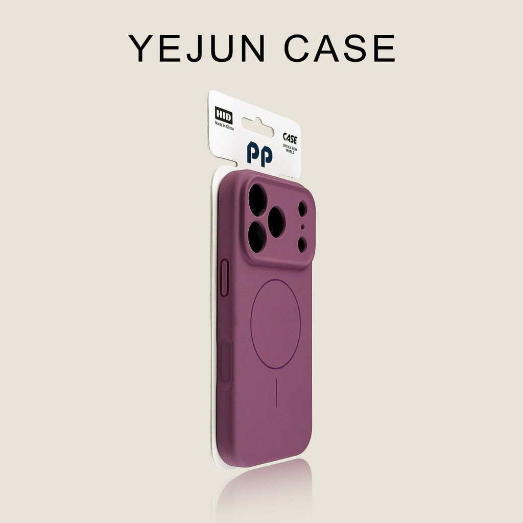 เคส iphone 15 เคสไอโฟน 12 pro max คุณจุนใช้ได้กับ Apple 17เคสโทรศัพท์มือถือแบล็คเคอแรนท์แม่เหล็กวงแห