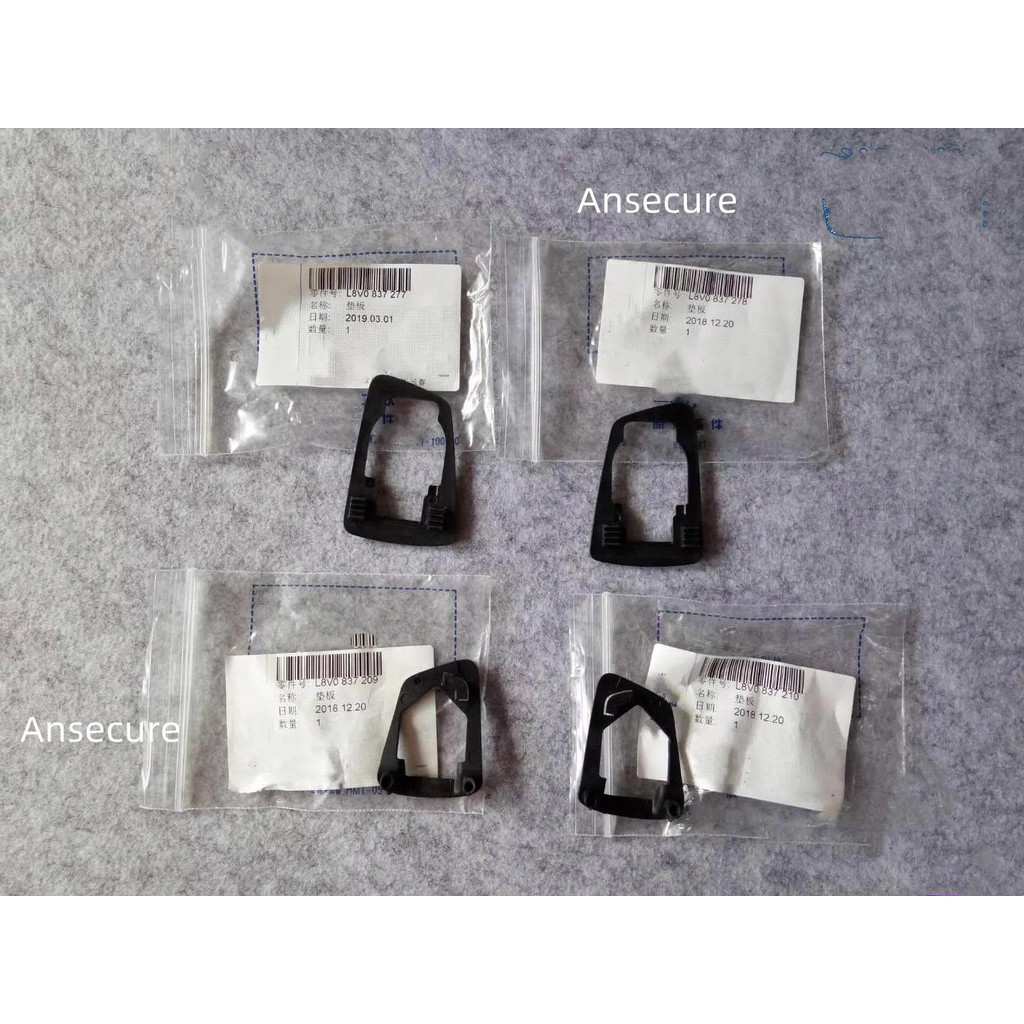 มือจับประตูภายนอก Underlay ปะเก็นที่นั่งสําหรับ Audi A3 8V Q2 TT TT TTS A1 8V0837209   8V0837210  8V