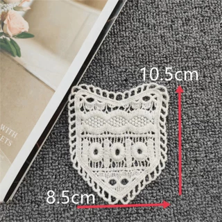 IFAYSHOW 1/4 ชิ้นเอว Expanders, ผ้าฝ้ายคลอดบุตรกางเกงยีนส์เอว Expander, ปรับ Hollow Lacework เสื้อผ้าอุปกรณ์เสริม DIY เครื่องแต่งกายจักรเย็บผ้าเครื่องมือ