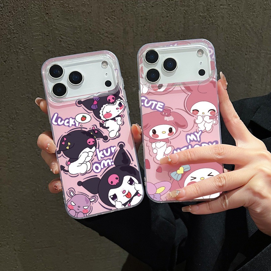 IMD Ultra Thin น่ารัก Kuromi MY Melody เคสโทรศัพท์สําหรับ Xiaomi 11 12X 13 13T 14 Civi 15 Pro Poco M